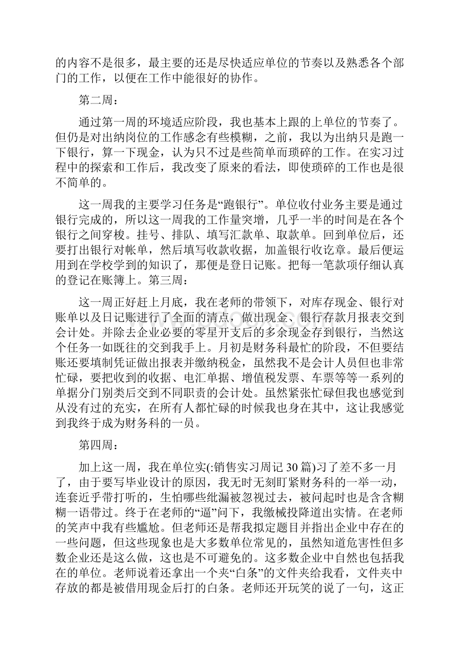 销售实习周记30篇Word下载.docx_第2页