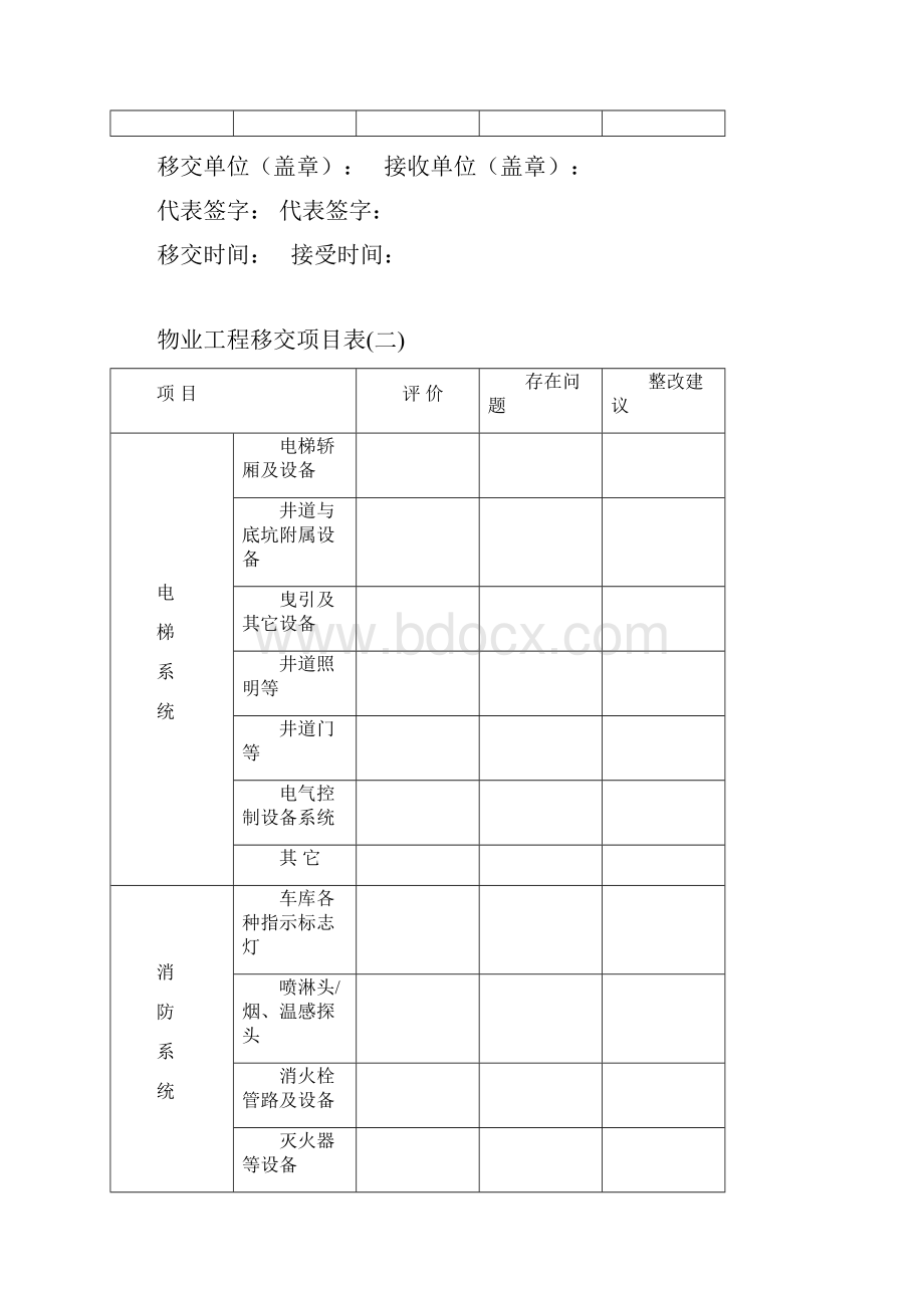 物业移交相关项目表格.docx_第3页