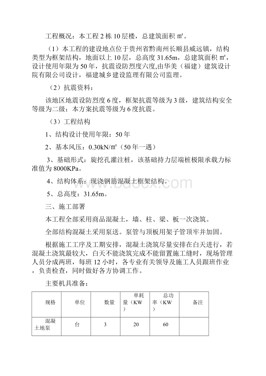 长顺威远商贸物流园混凝土施工方案.docx_第3页