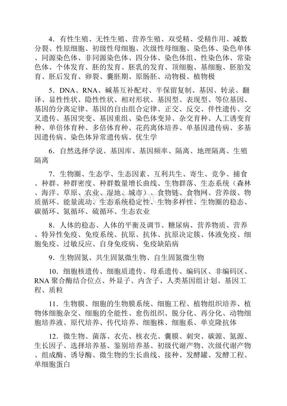 高中生物热点知识点一览Word文档下载推荐.docx_第3页