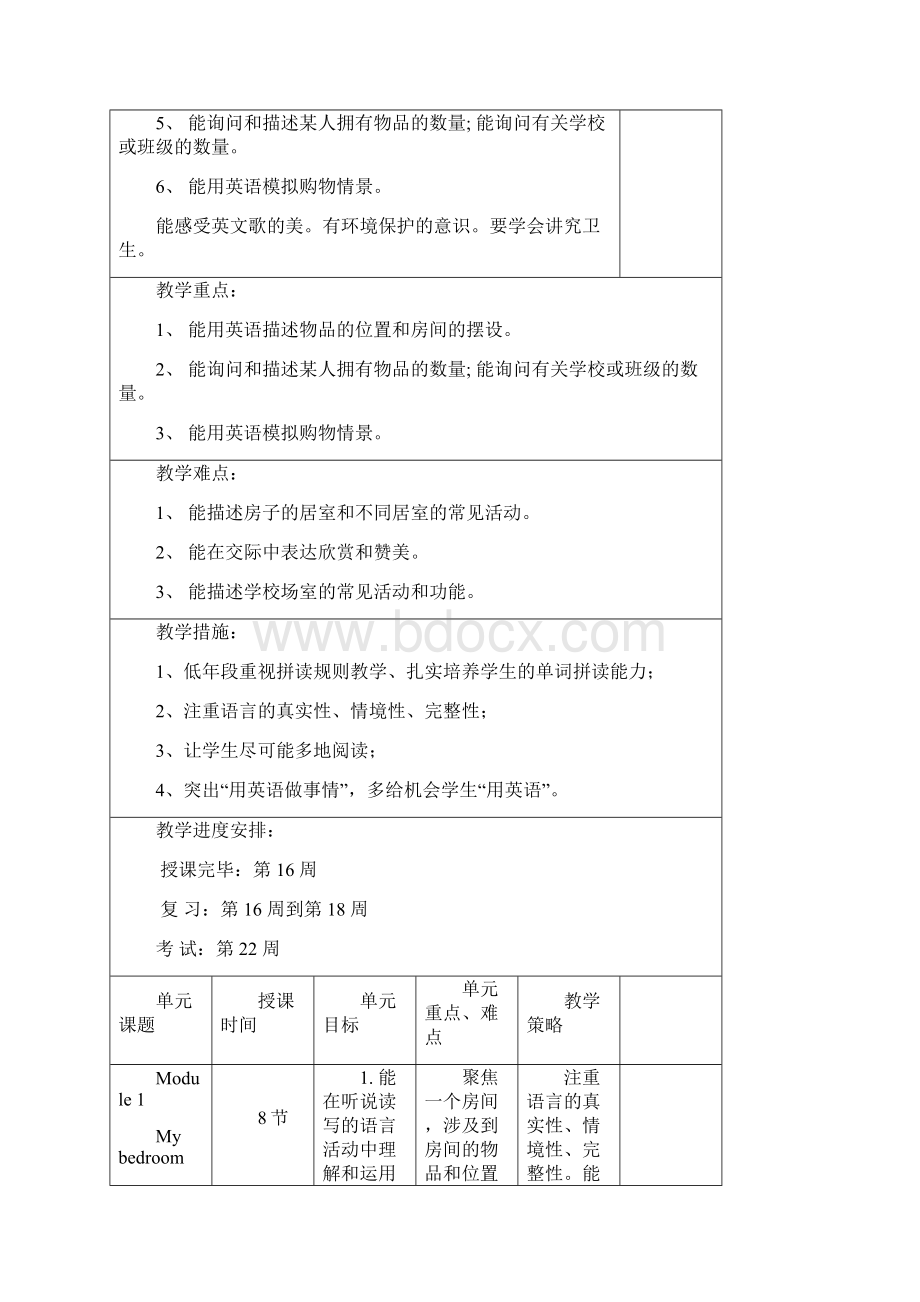 广州四年级上英语学科教学计划.docx_第2页