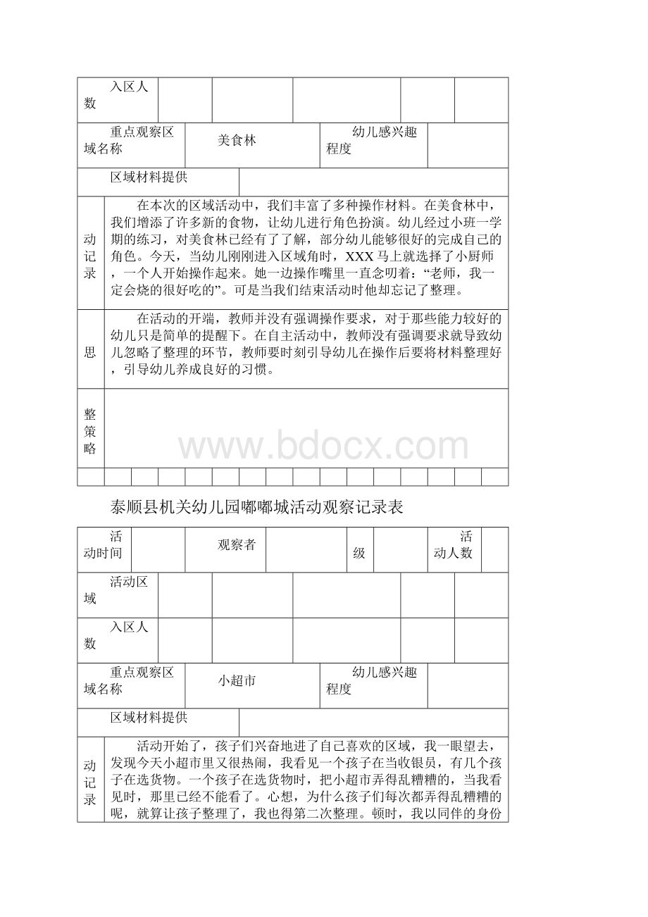 嘟嘟城活动观察记录表共28页.docx_第2页