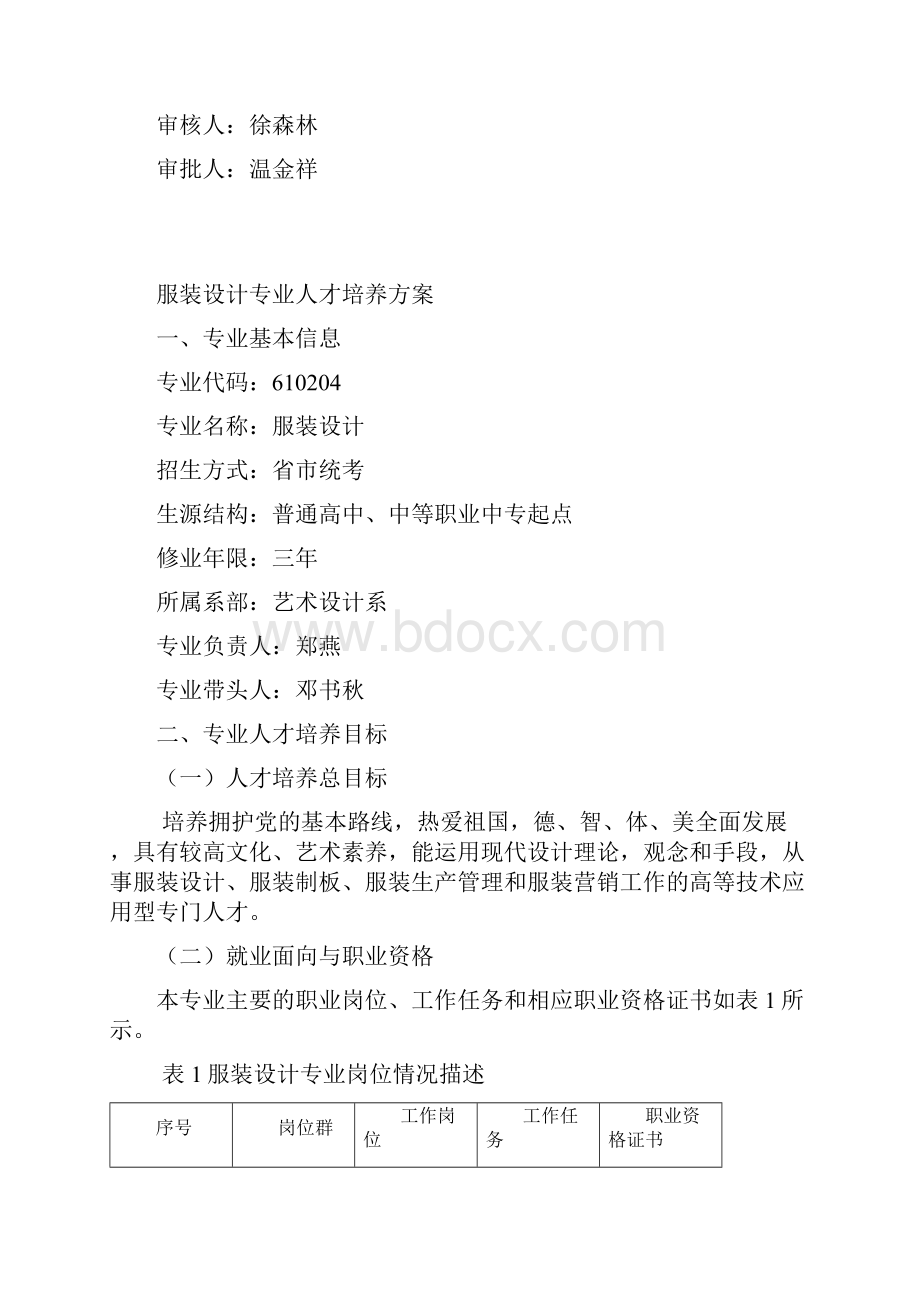 服装设计专业人才培养方案.docx_第2页