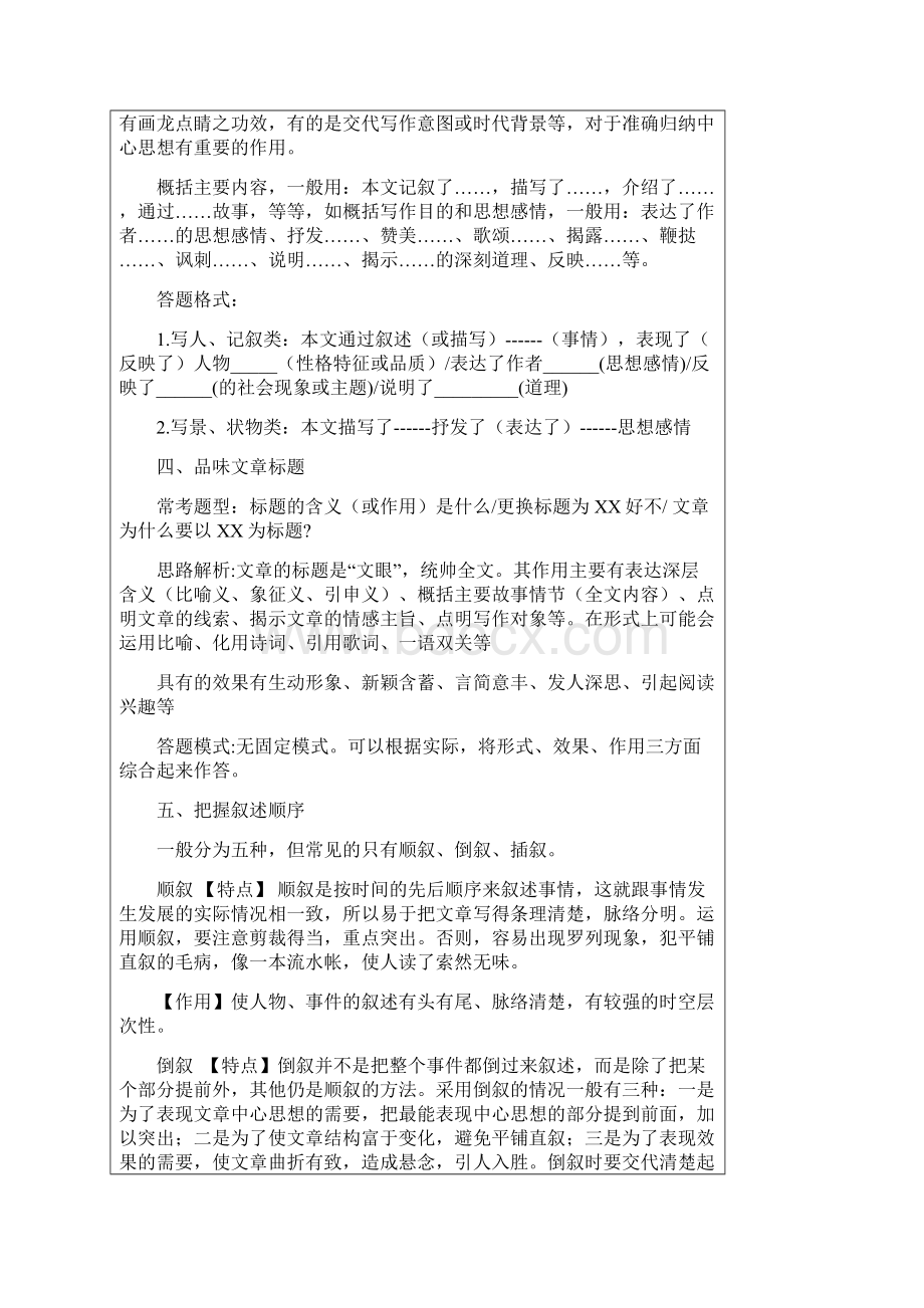 现代文阅读答题模式.docx_第3页