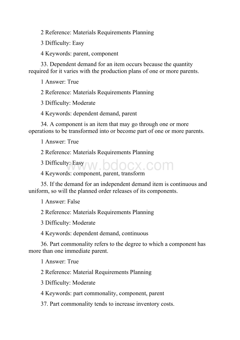 运营管理 考试题库krajewskiom9tif15.docx_第2页