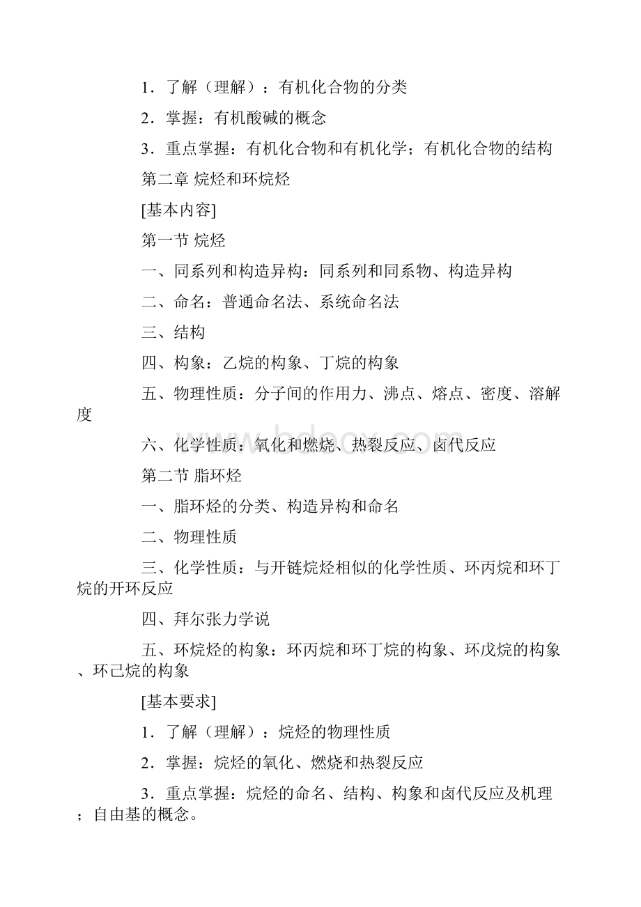 中国药科大学硕士研究生入学考试药学基础综合一考试大纲.docx_第2页