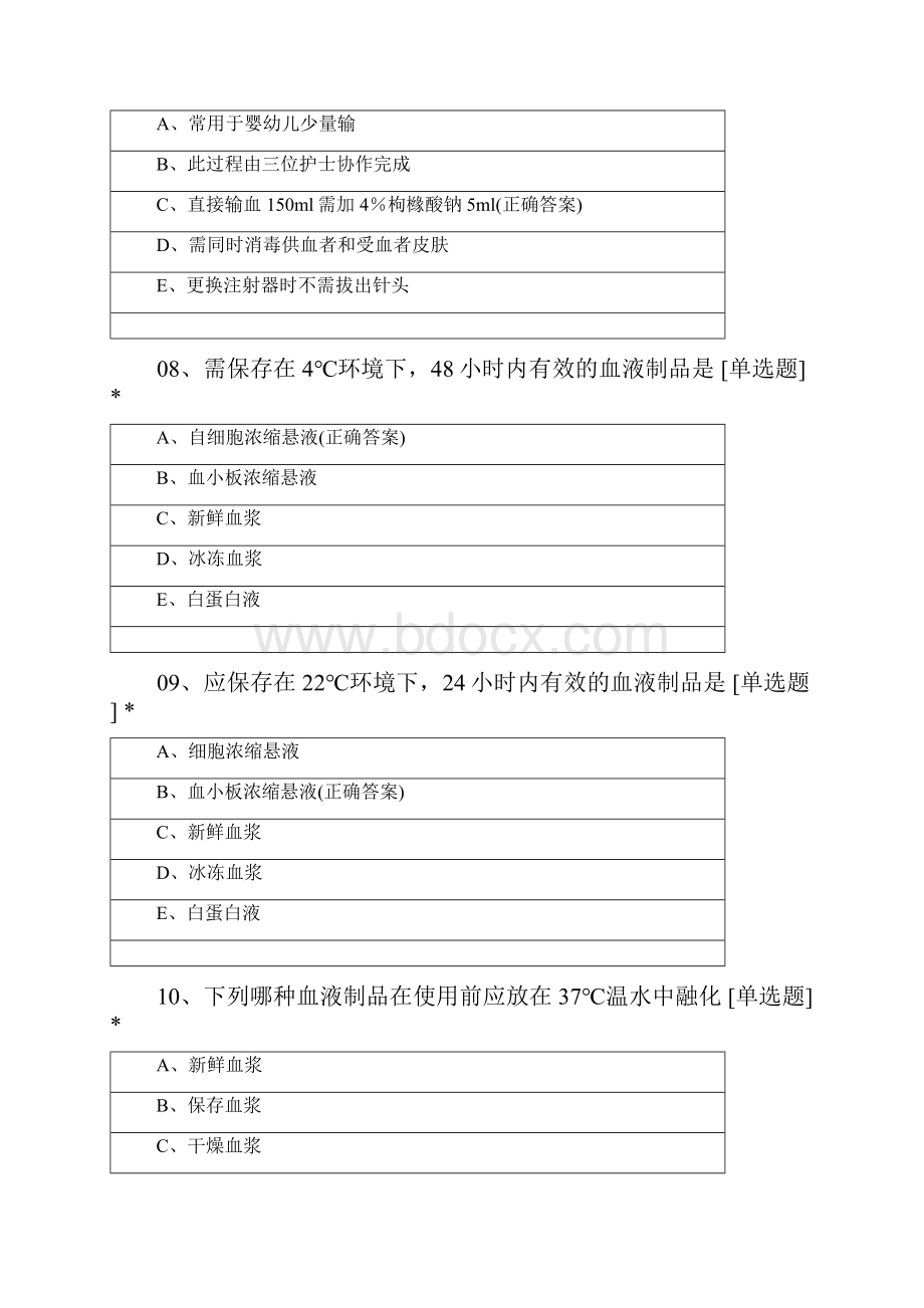 宜宾市一医院神经内科N0N1级护理三基理论考试Word文档下载推荐.docx_第3页