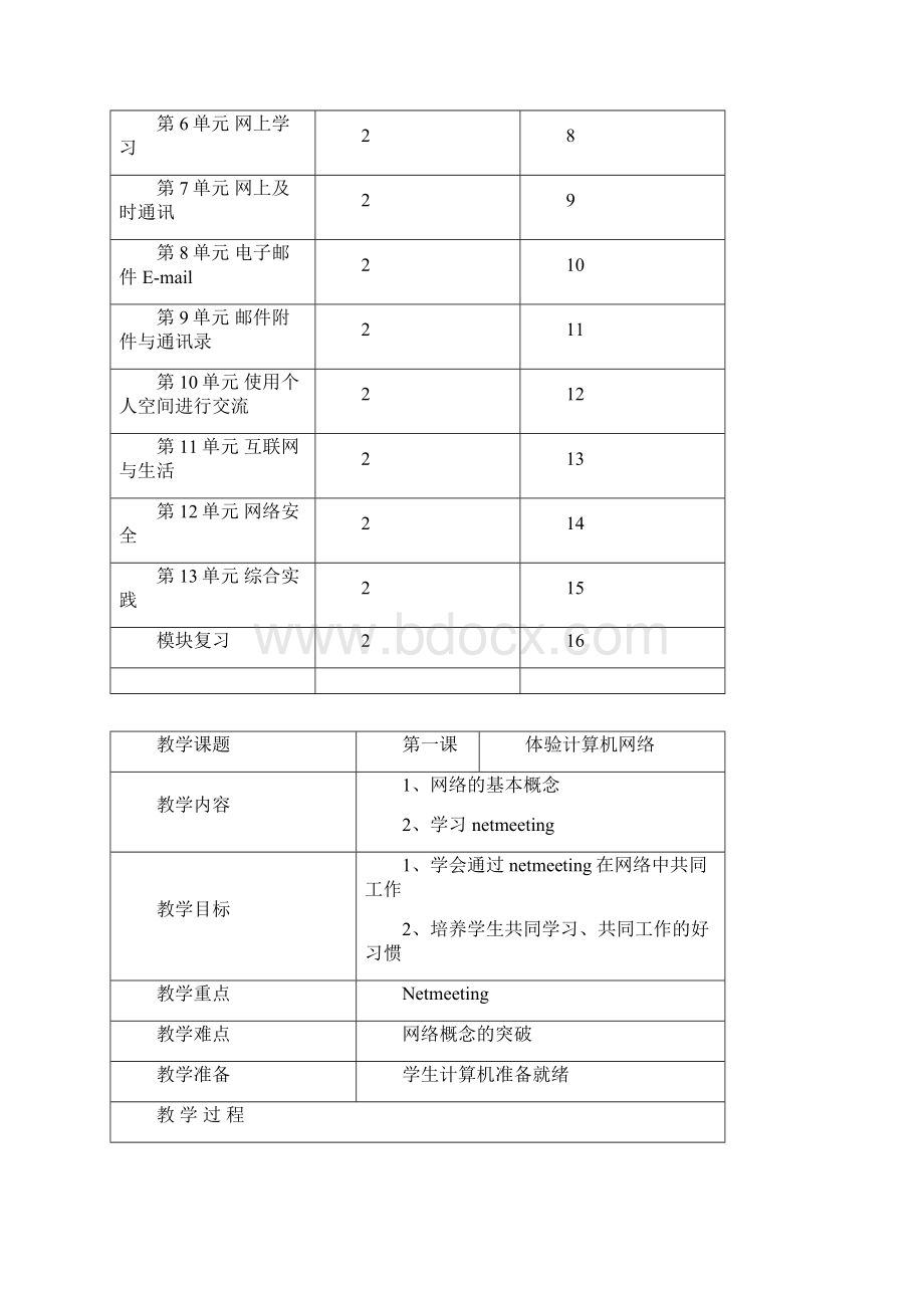 电子工业出版社小学四年级信息技术上教案Word文件下载.docx_第2页