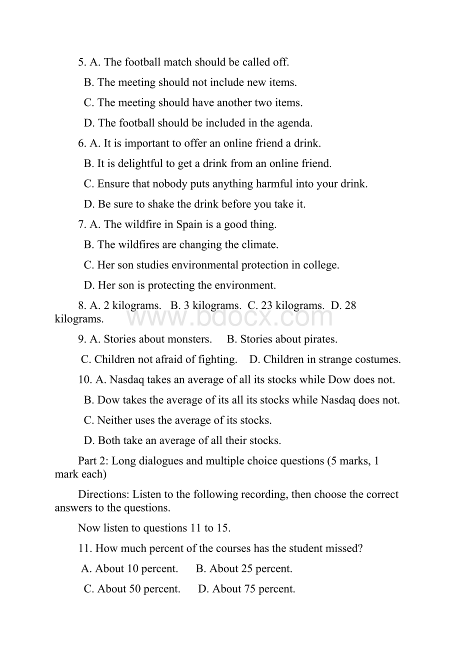 大学英语期末考试4及答案docWord格式.docx_第2页