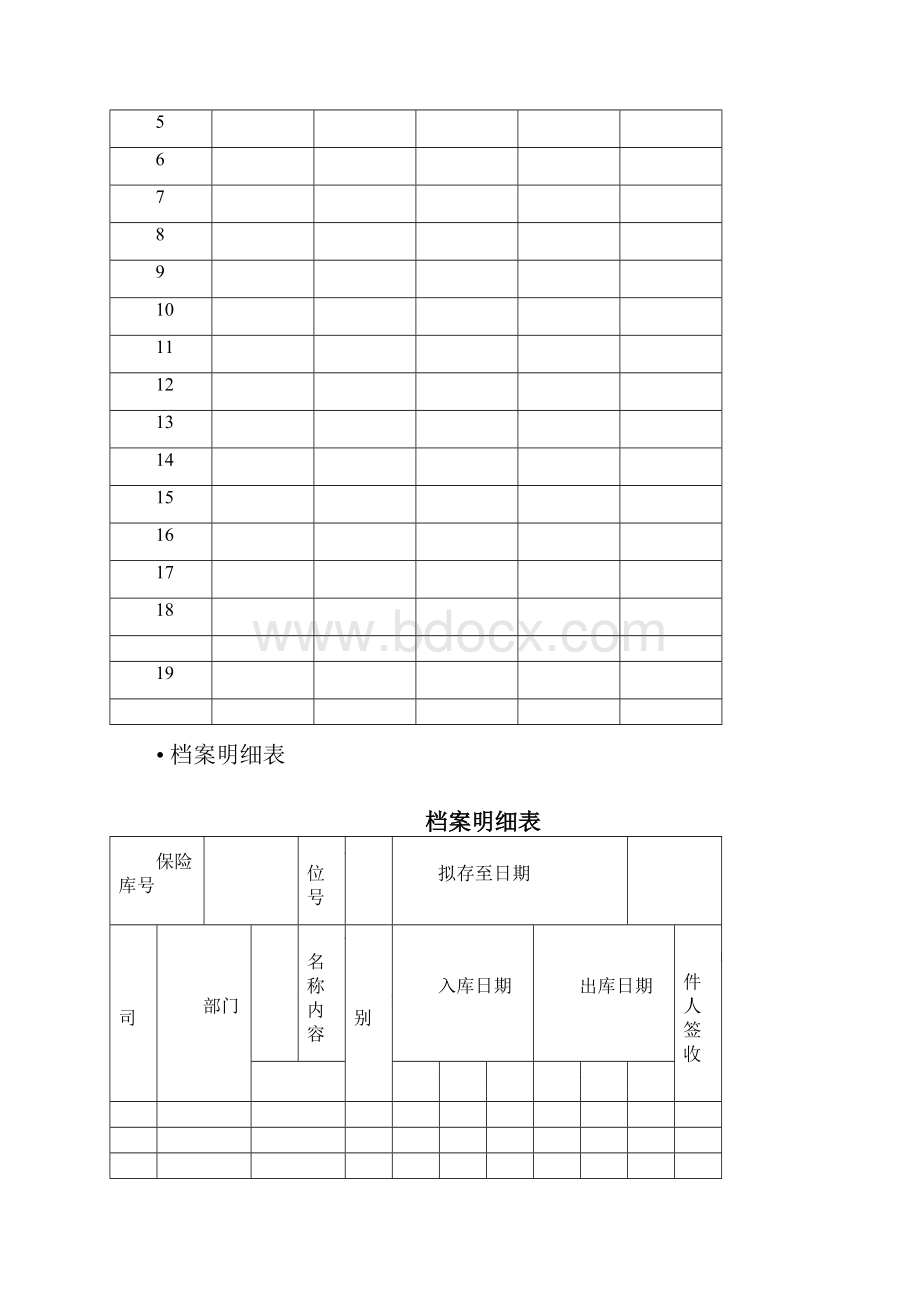 档案管理常用表格表单.docx_第3页