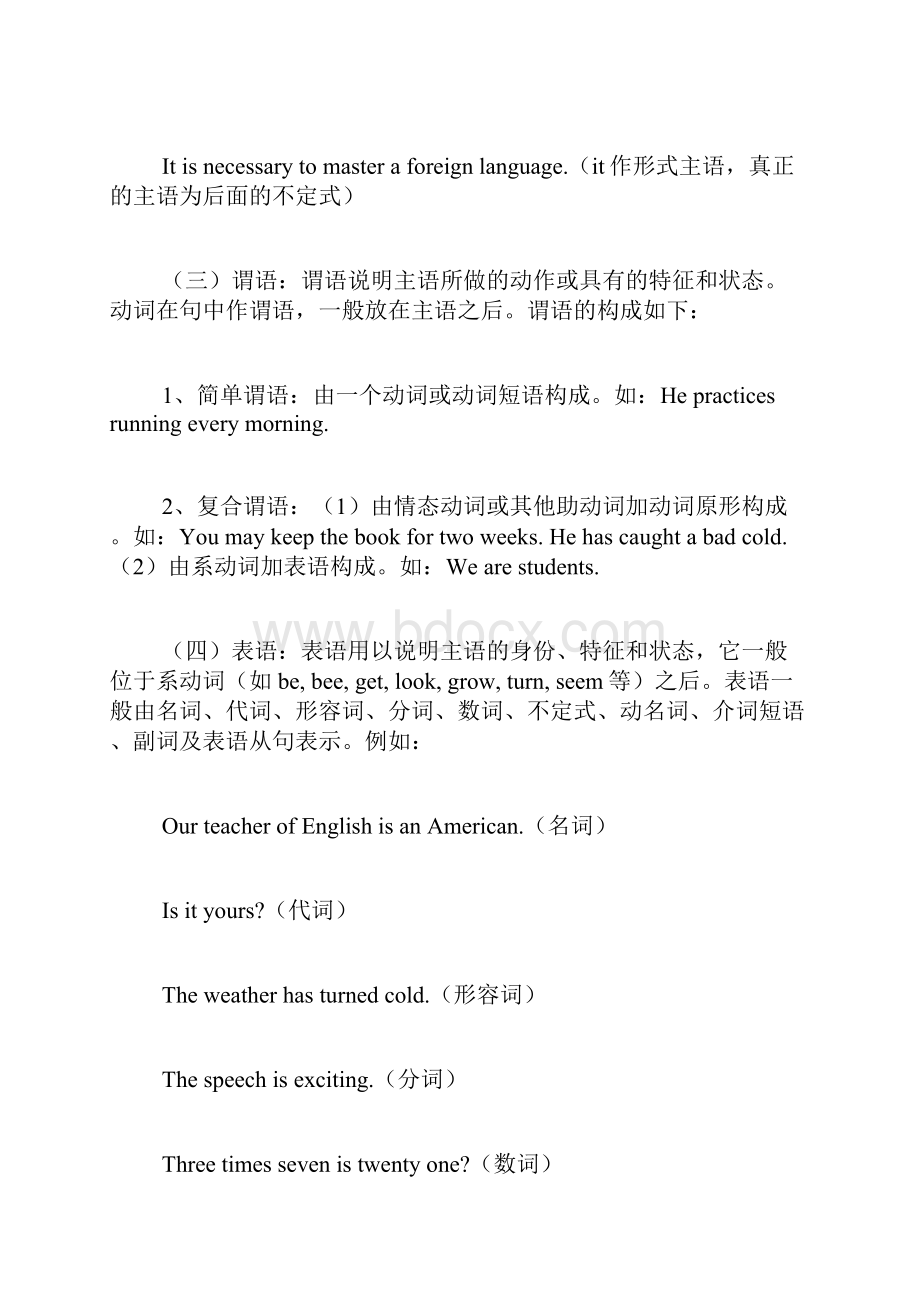 英语句子成分练习.docx_第2页