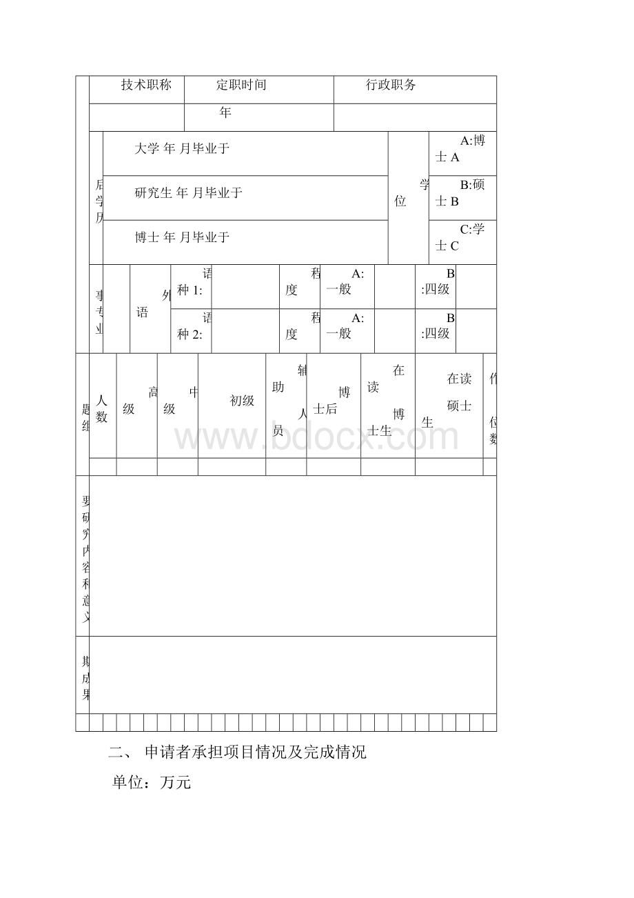 天津科技大学自然基金社科基金通用申请书Word格式文档下载.docx_第3页