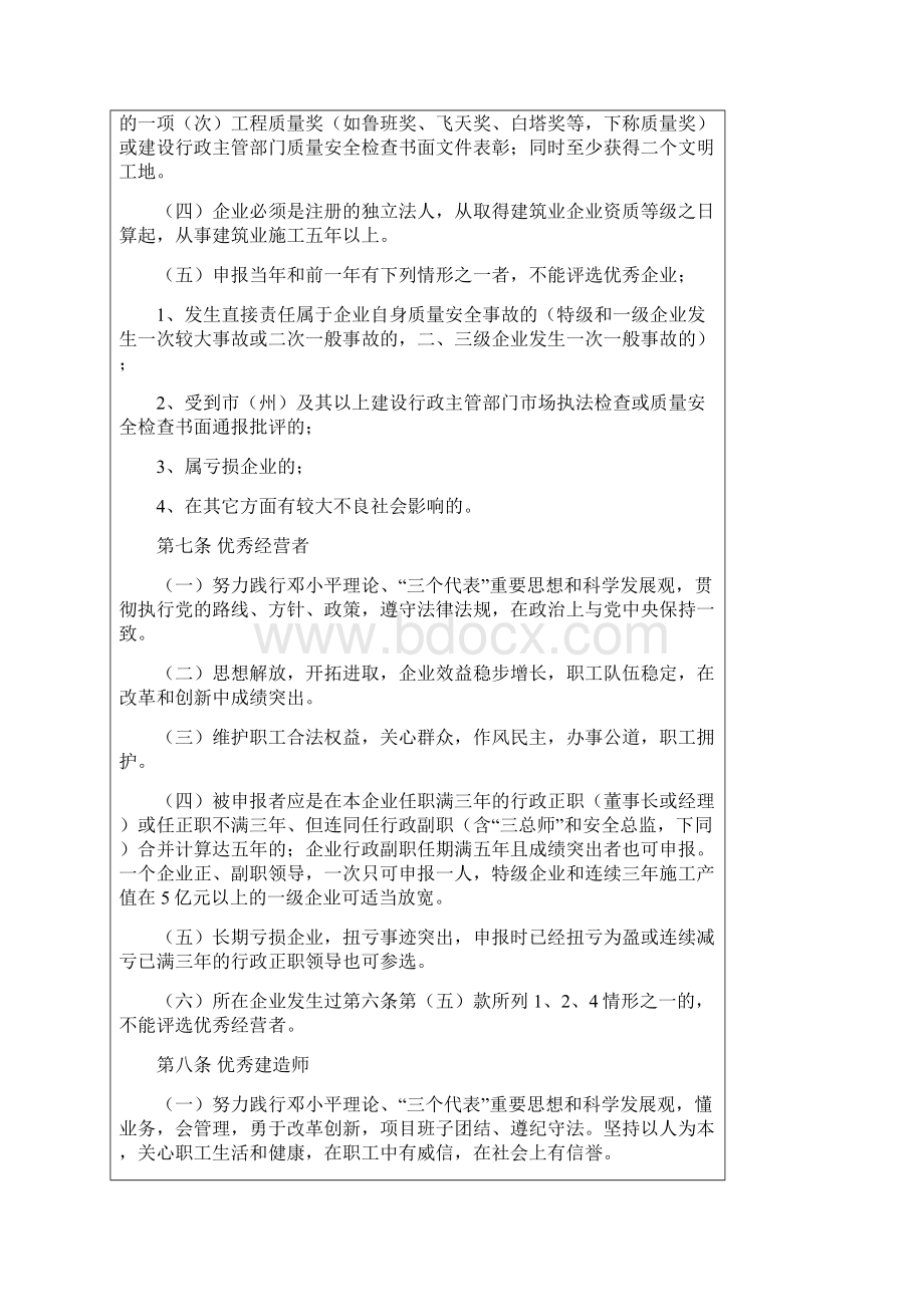 甘肃省建筑业三优一文明评选办法Word格式.docx_第2页