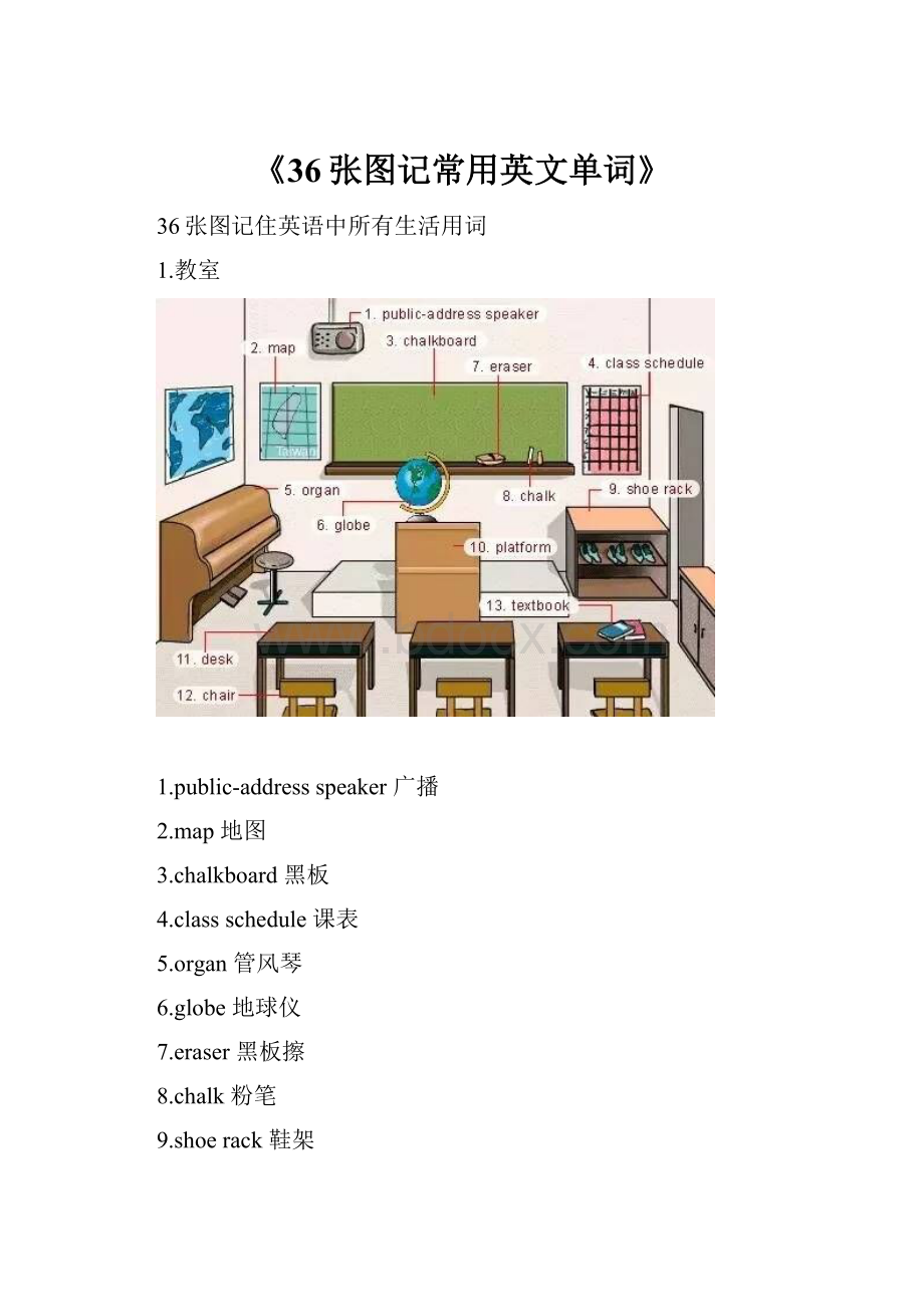 《36张图记常用英文单词》Word文件下载.docx_第1页