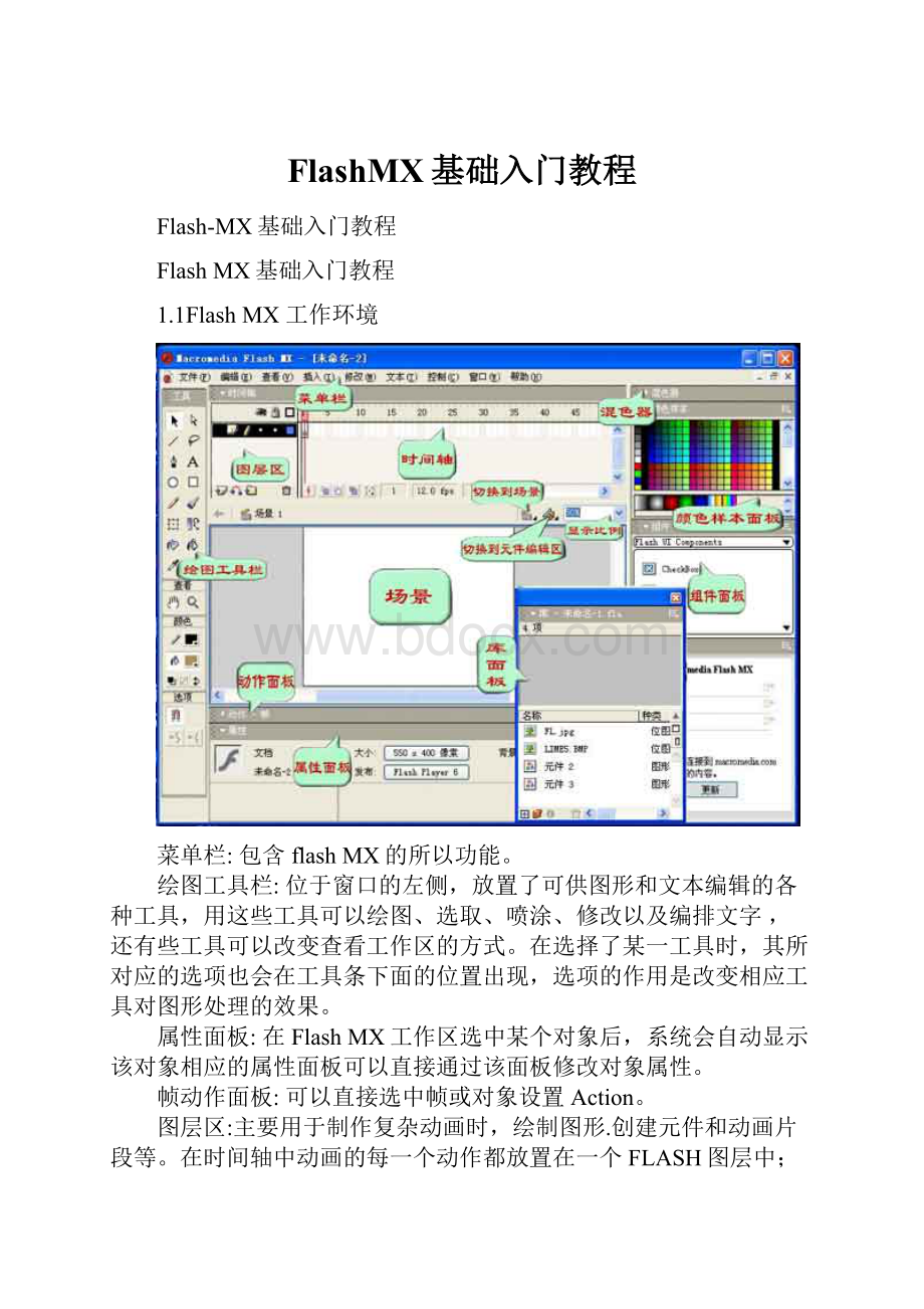 FlashMX基础入门教程Word下载.docx_第1页