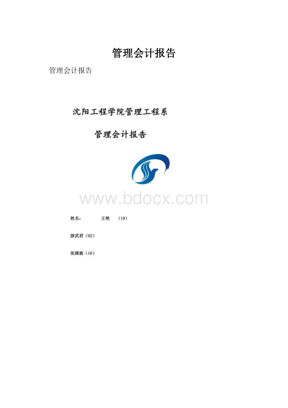 管理会计报告.docx