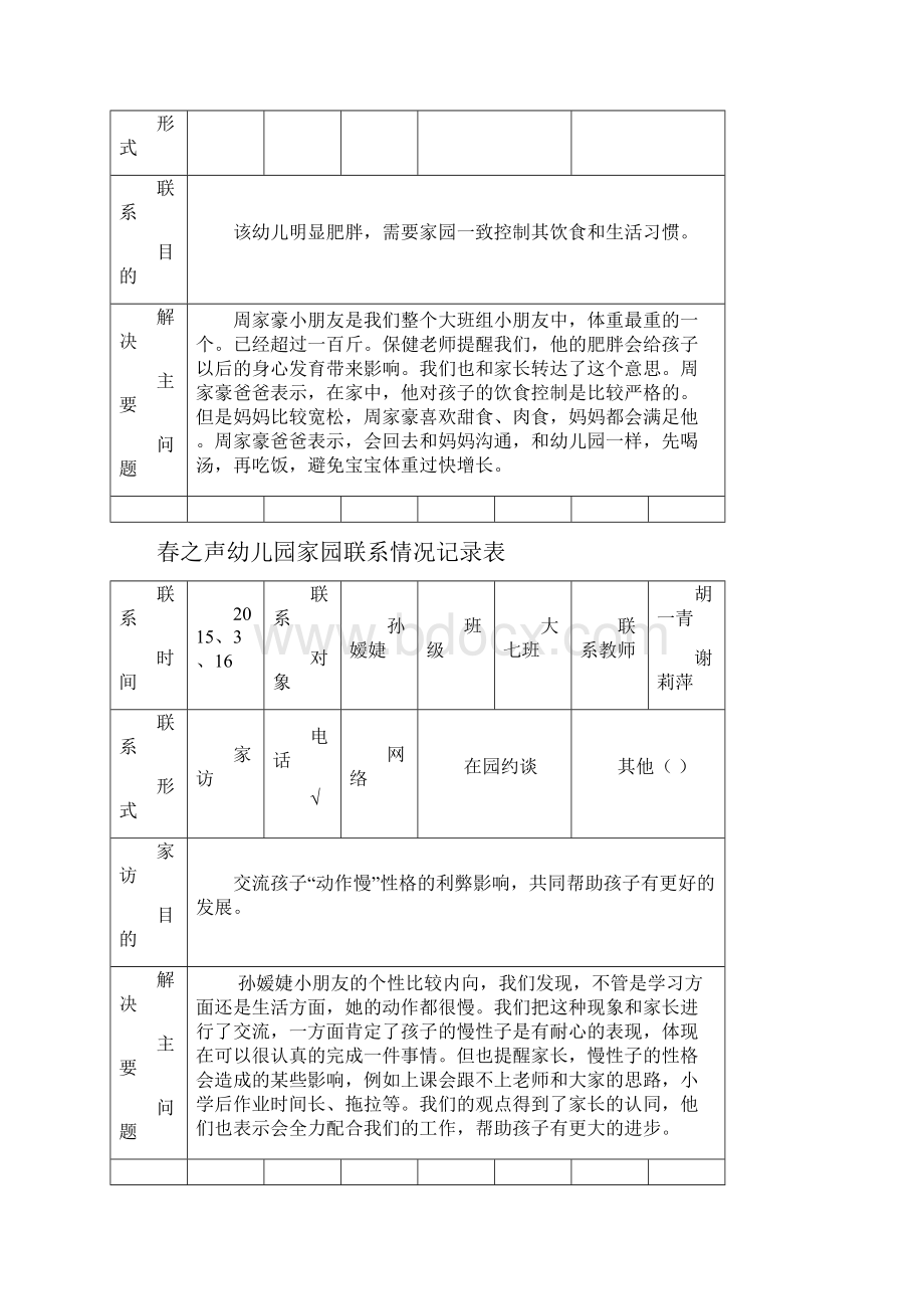 幼儿园日常家访情况记录表.docx_第2页