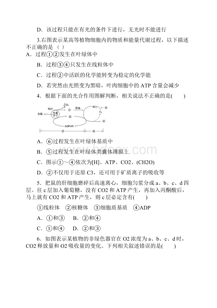 福建省罗源一中学年高一下学期月考生物试题 Word版含答案Word文档下载推荐.docx_第2页