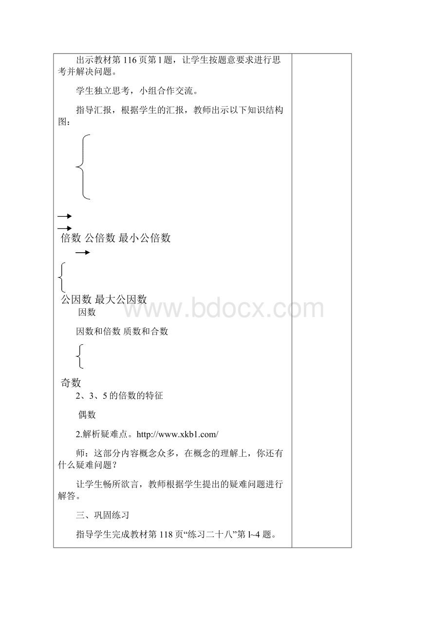 新人教版五年级数学下册第九单元总复习教案五课时全.docx_第3页