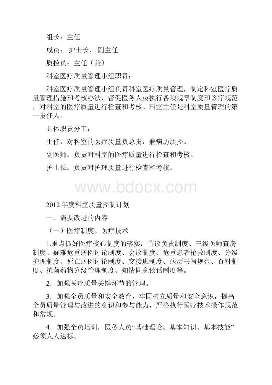 医疗质量持续改进记录本文档格式.docx_第2页