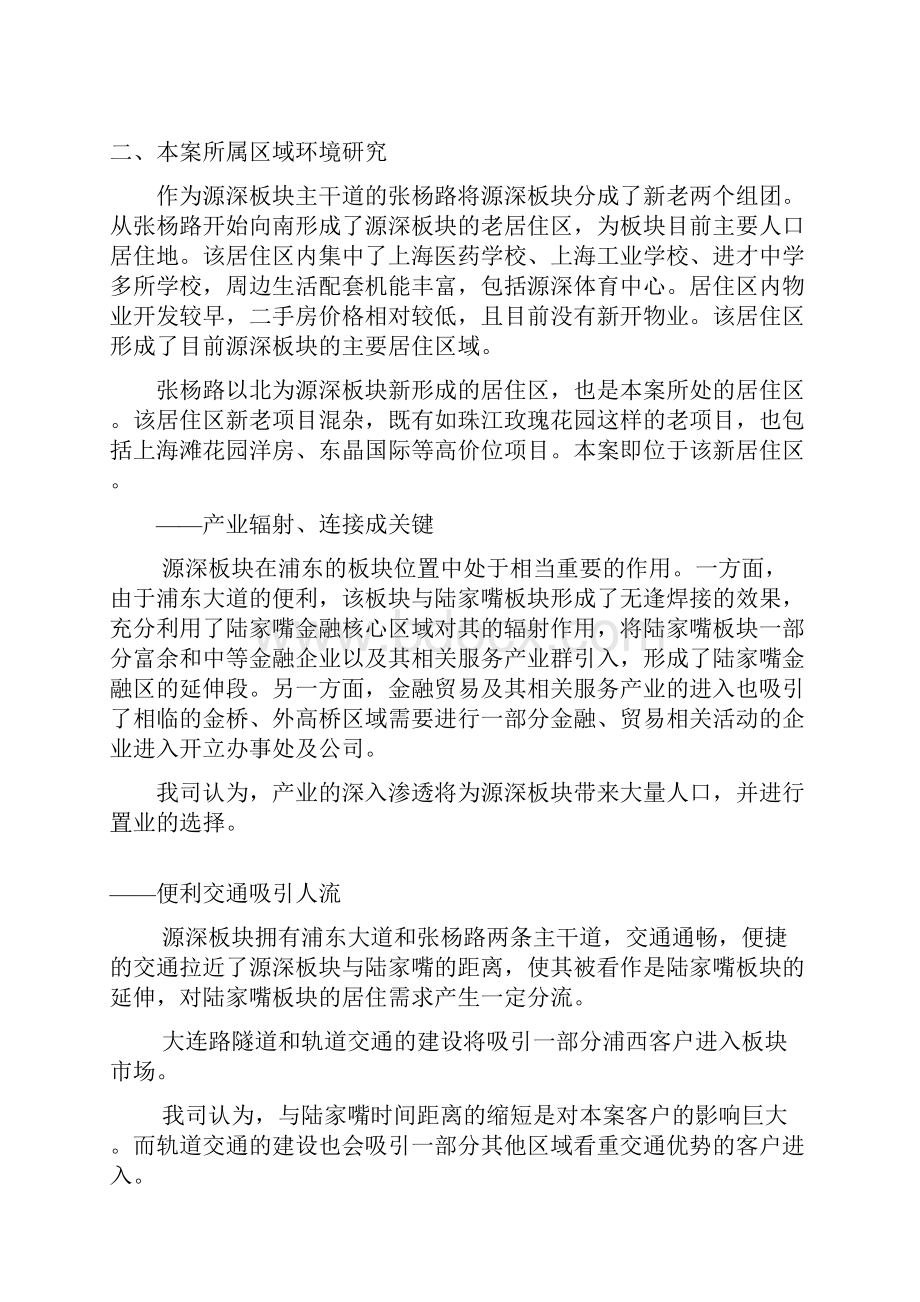 浦东大道项目整体定位篇.docx_第2页