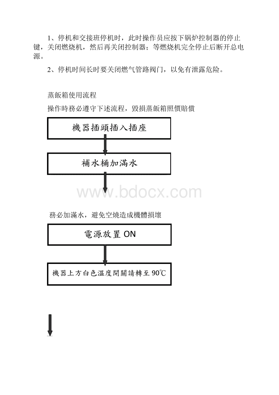 厨房设备安全操作规范很全Word文件下载.docx_第2页