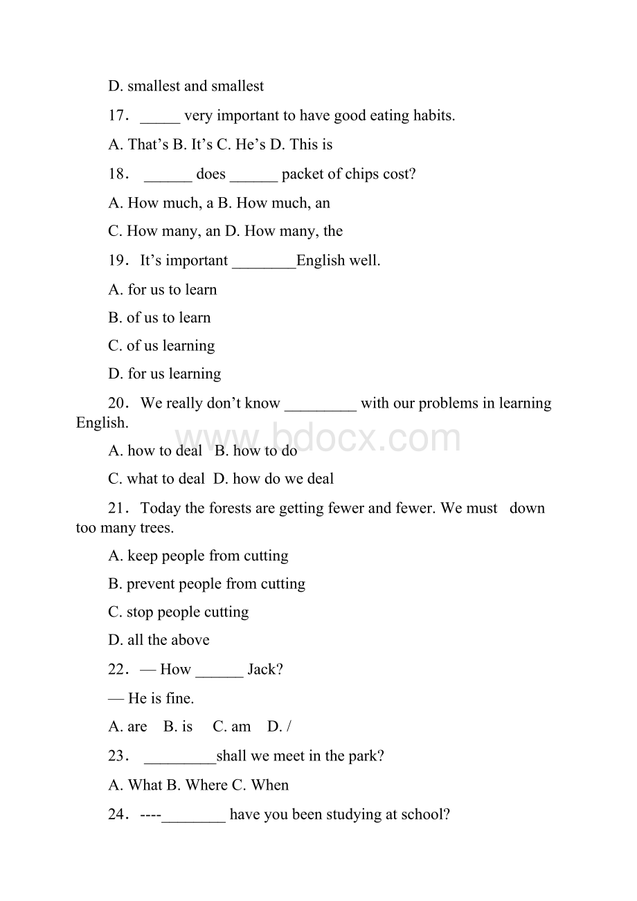 中考英语专项复习句子成分文档格式.docx_第3页