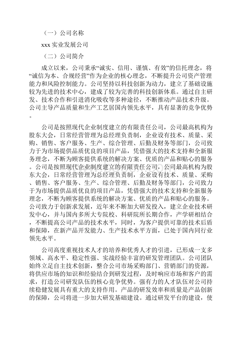 大足项目可行性研究报告通用Word文档下载推荐.docx_第3页