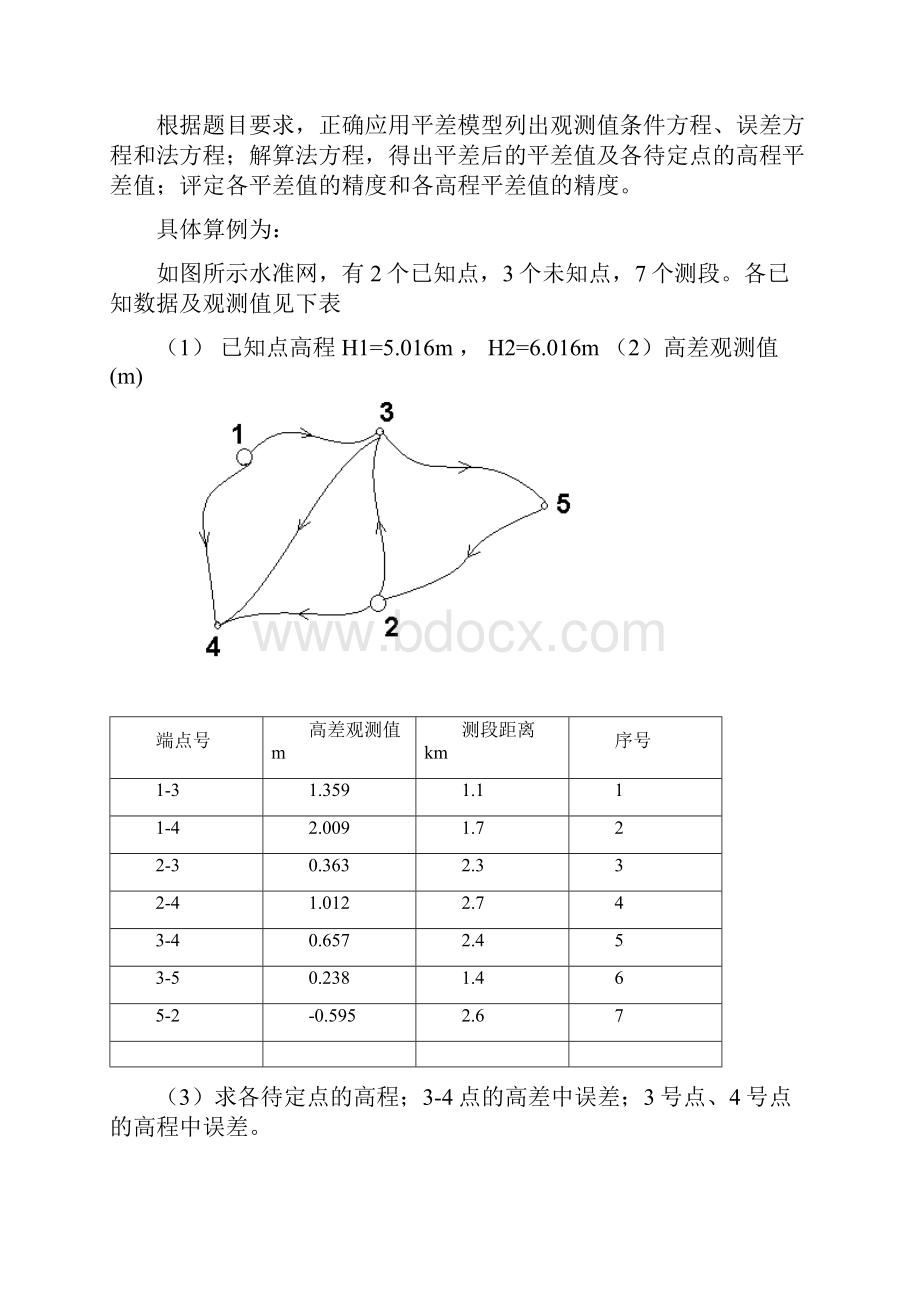 整理误差理论与测量平差课程设计版文Word格式文档下载.docx_第3页