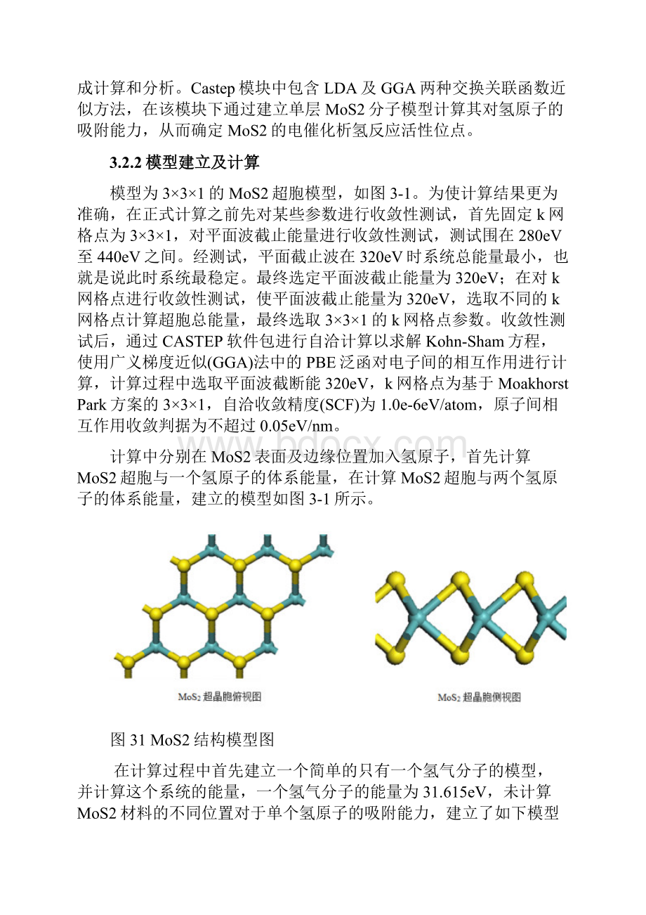 MoS2电催化剂地制备及性能研究.docx_第2页