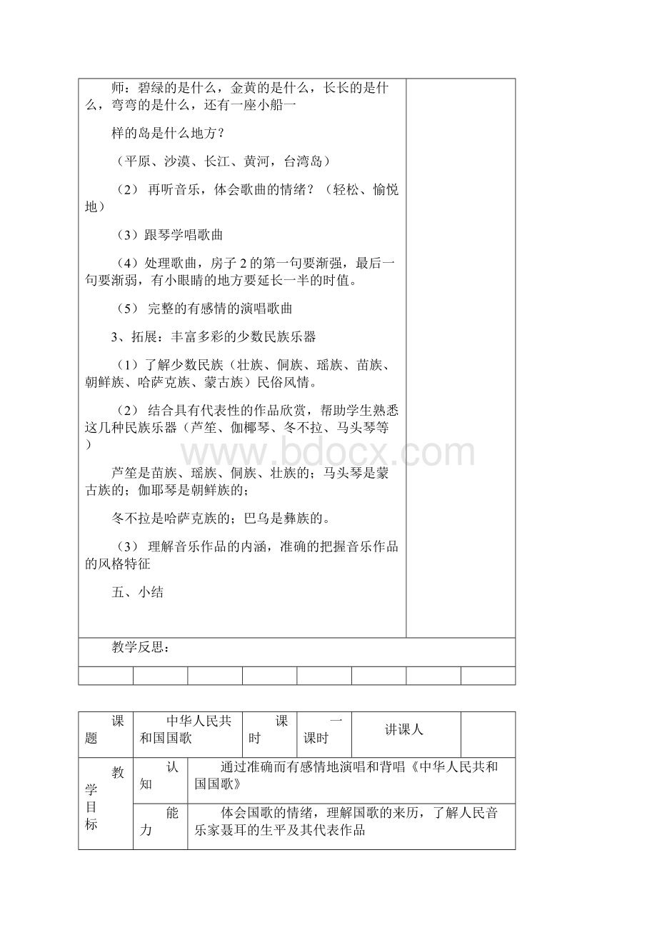 人音版七年级音乐上册教案全册.docx_第2页