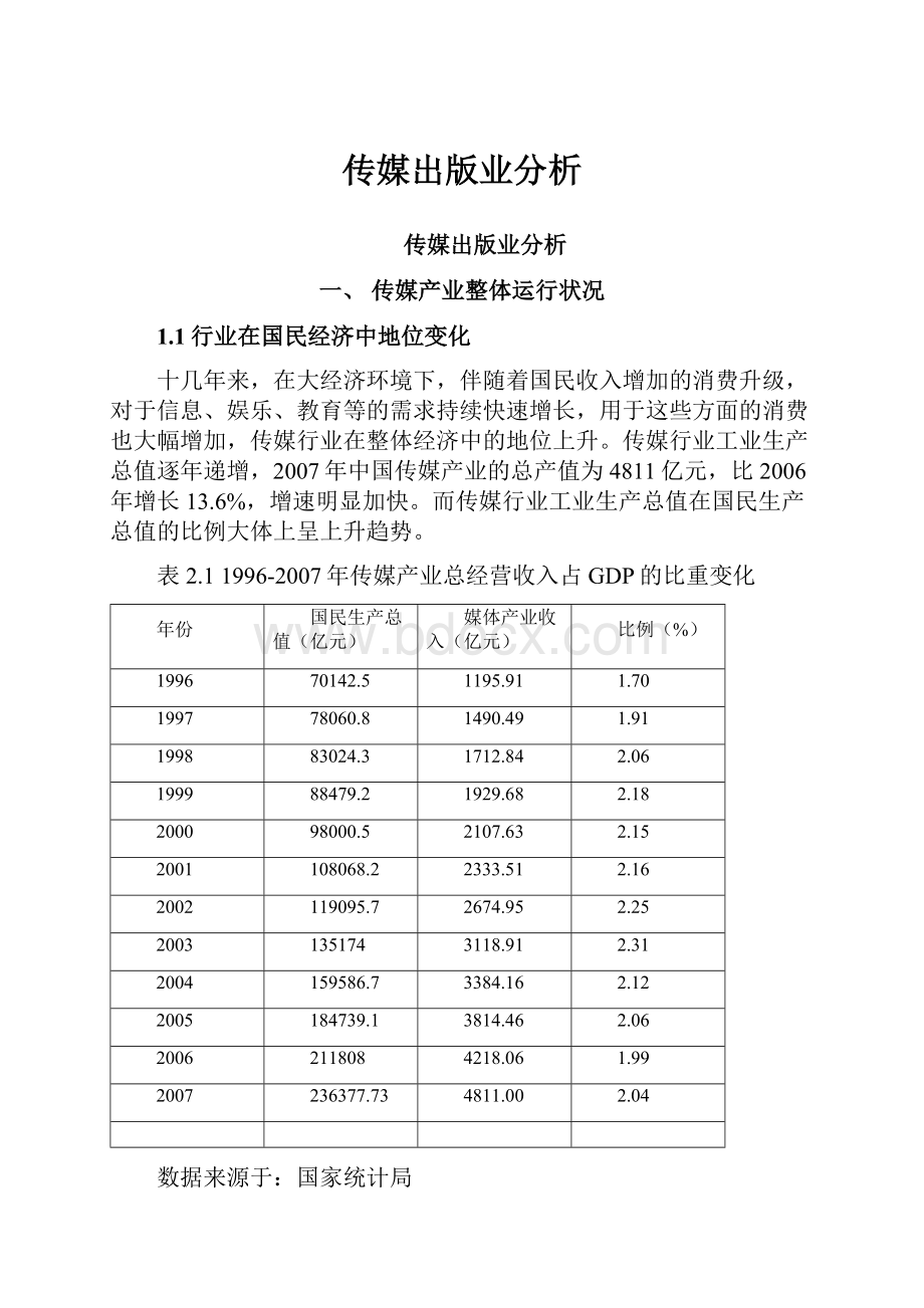 传媒出版业分析.docx_第1页