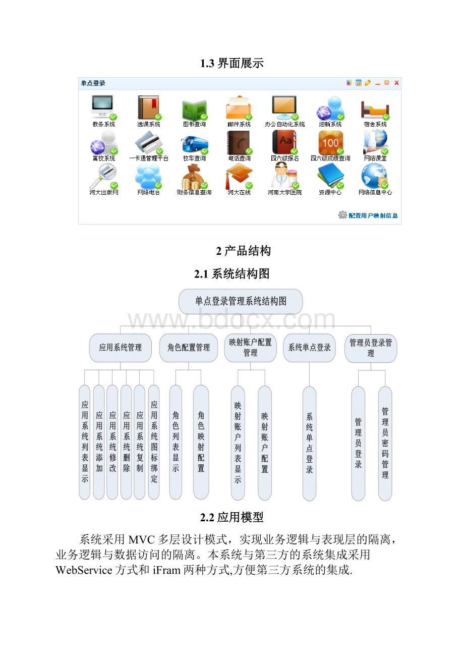 单点登录管理系统功能白皮书呕心沥血整理版Word下载.docx_第2页