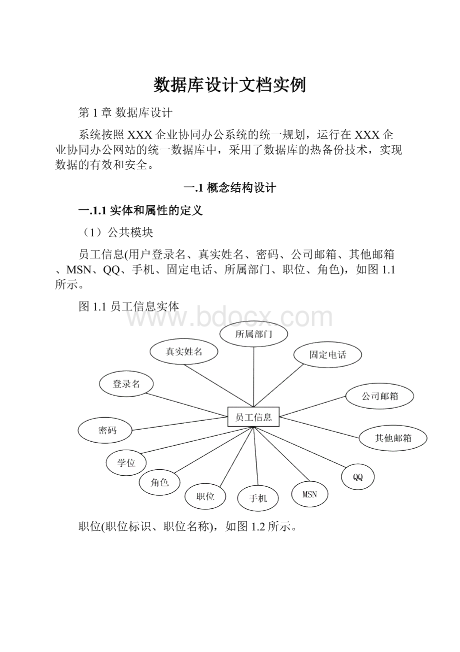 数据库设计文档实例Word格式文档下载.docx