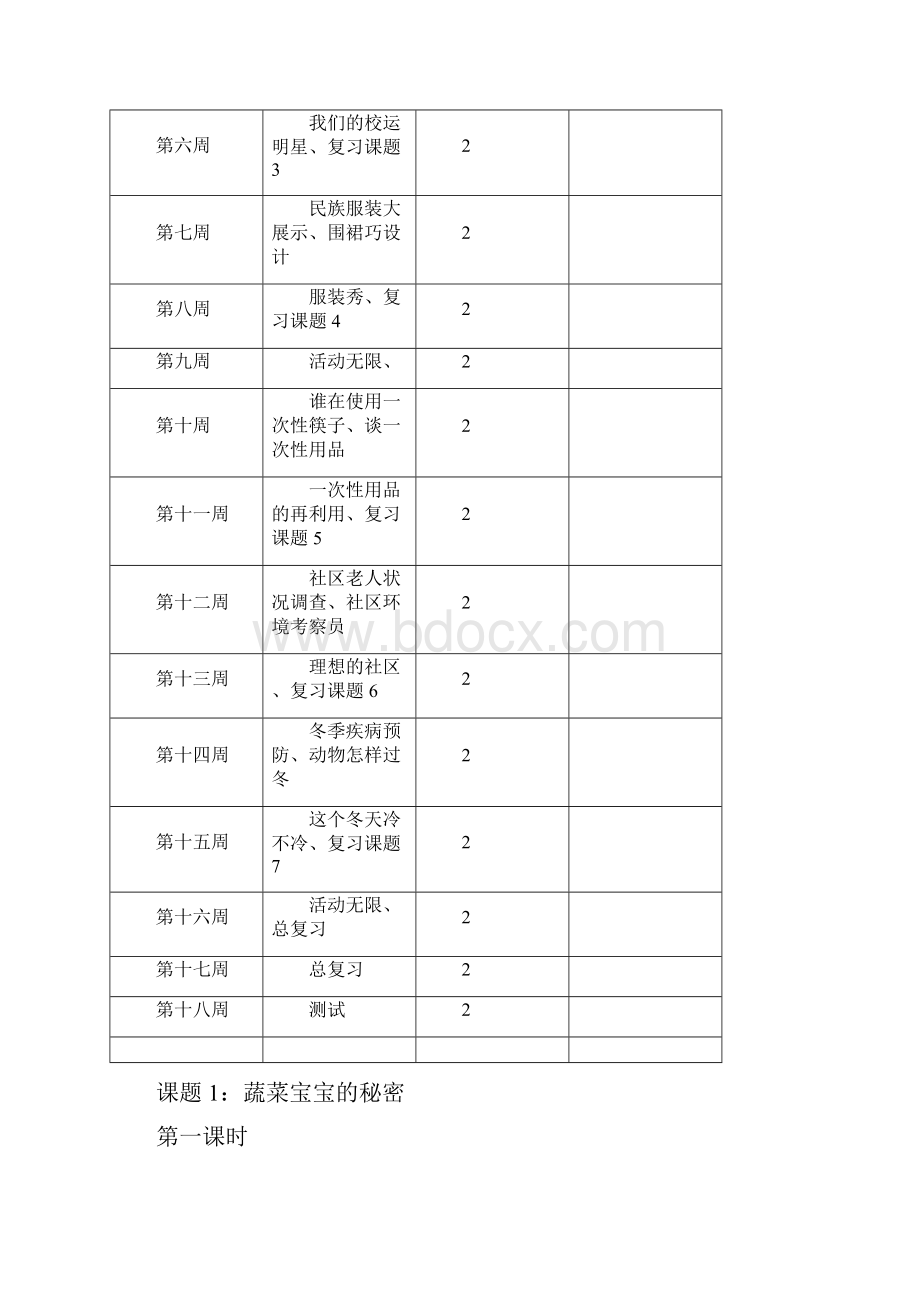 四年级上册综合实践活动教学案上海科技教育出版社.docx_第3页