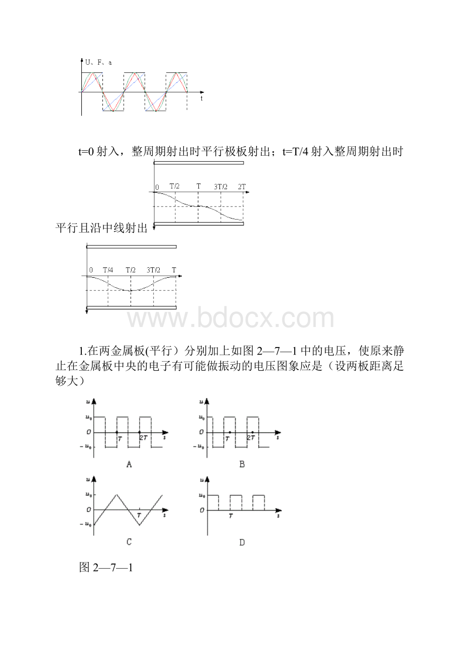 专题特训带电粒子在交变电场中的运动.docx_第2页