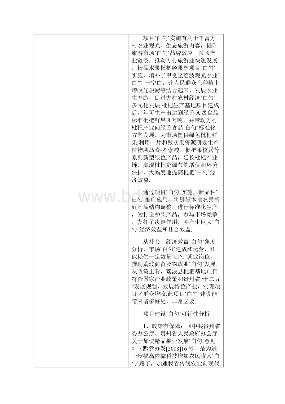 XX精品水果枇杷种植基地建设项目商业计划书Word文档下载推荐.docx_第3页