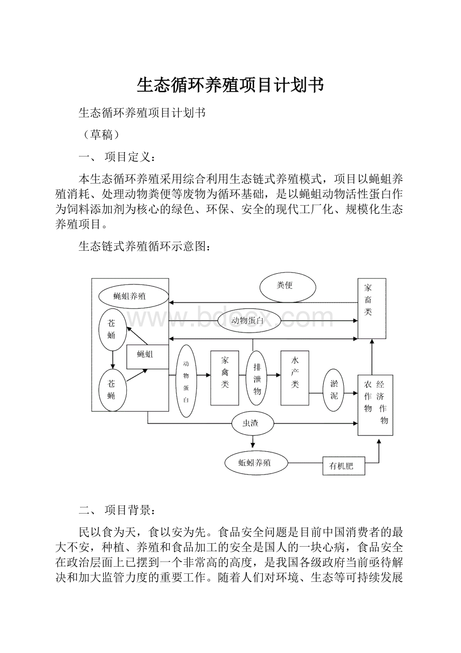 生态循环养殖项目计划书Word文档下载推荐.docx_第1页