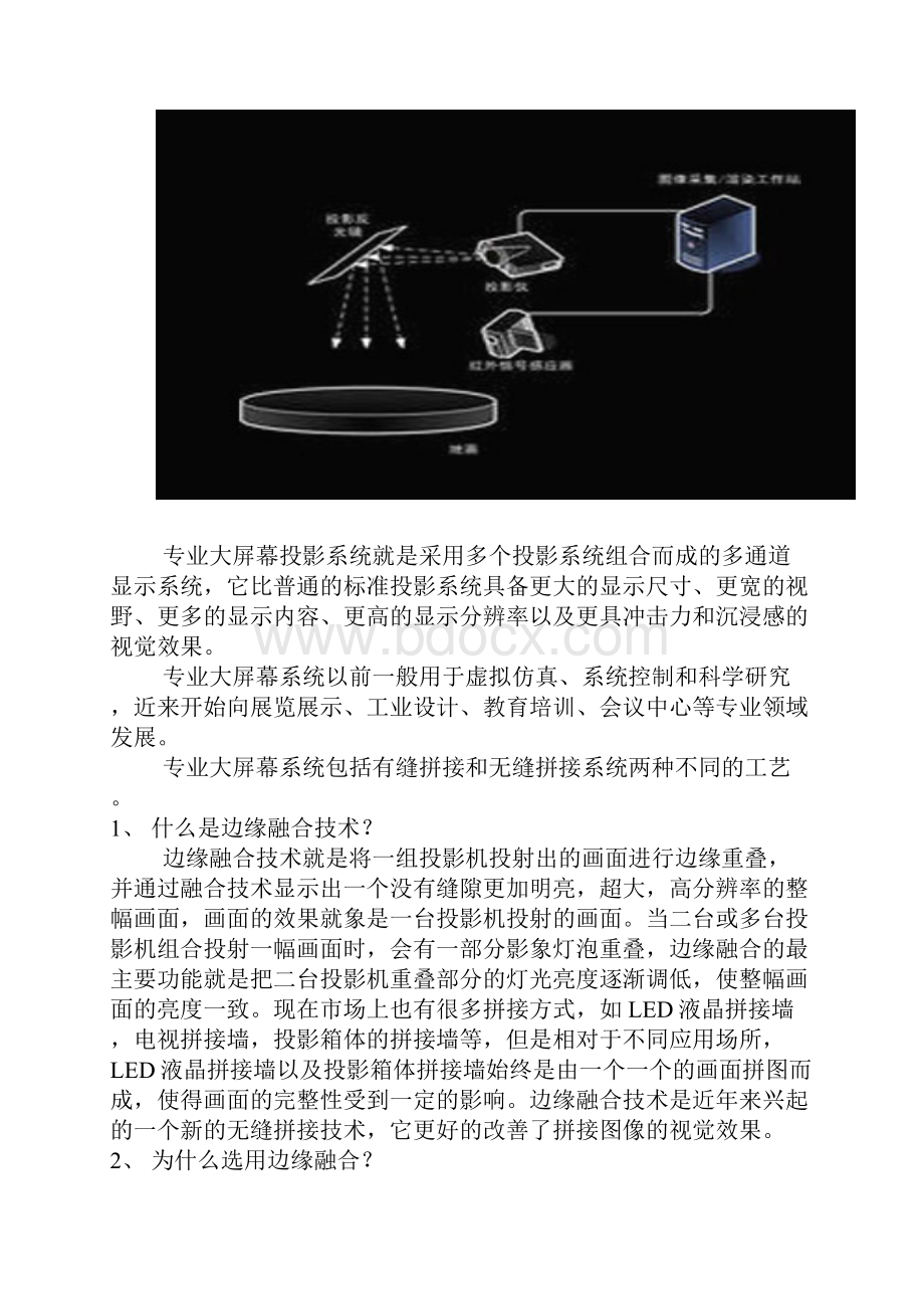 双通道和三通道立体虚拟仿真环幕大屏幕硬件系统解决方案.docx_第2页