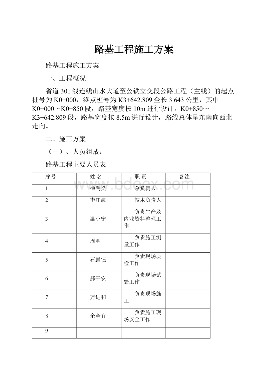 路基工程施工方案.docx