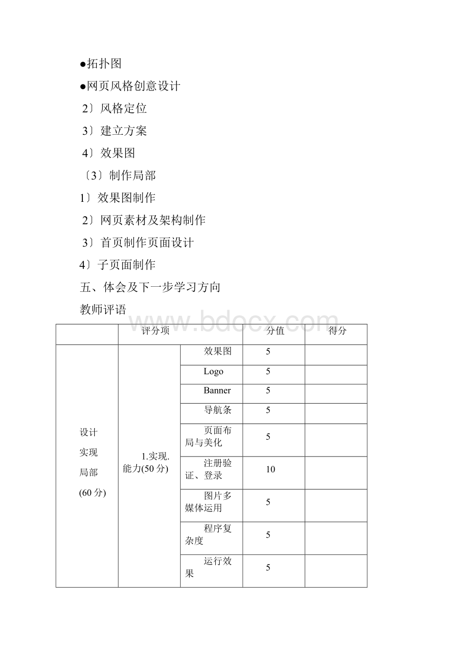 Web前端技术课程实训报告.docx_第2页