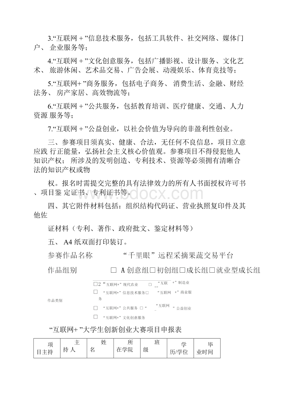 互联网+项目申报表姚.docx_第2页