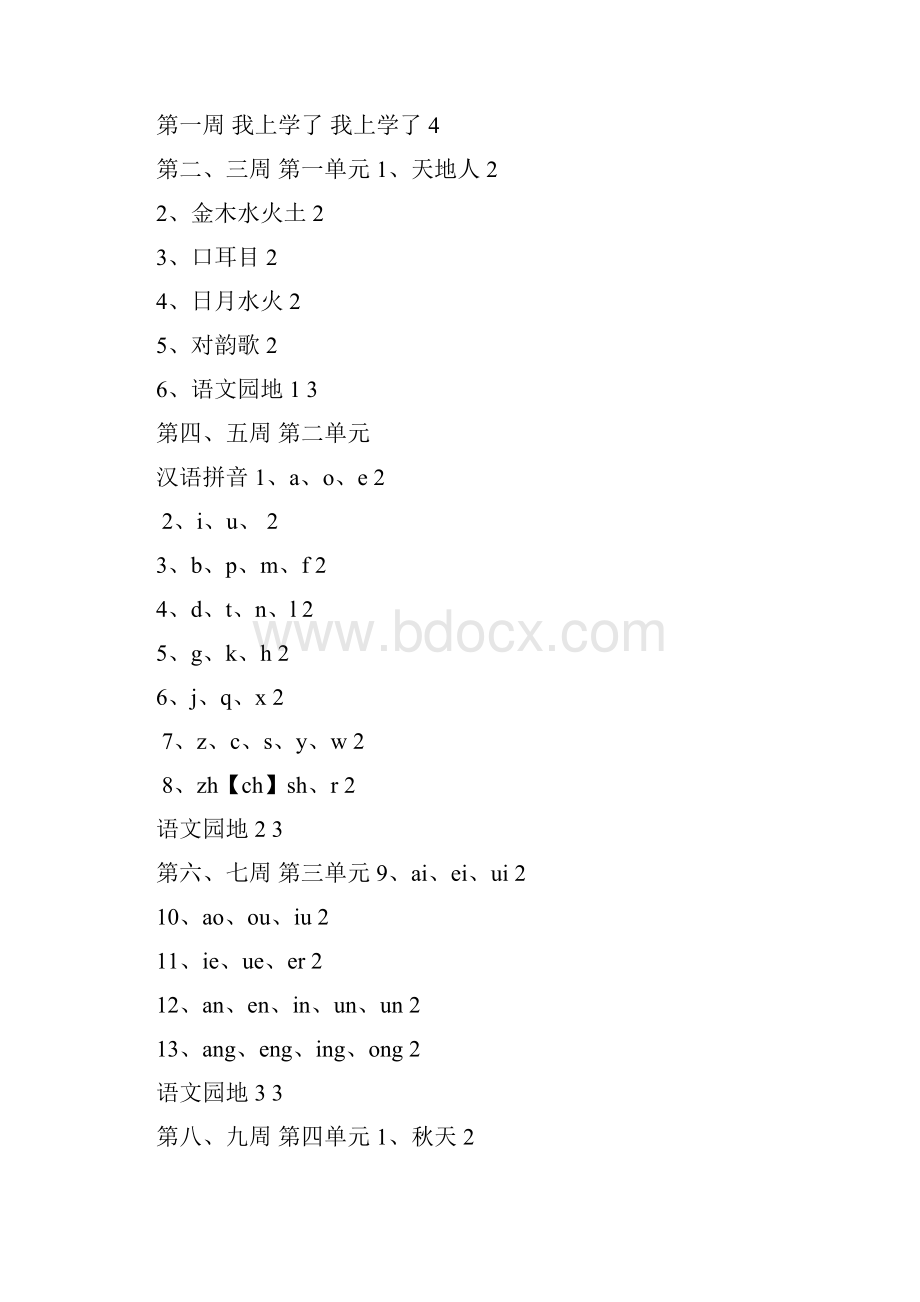 一年级语文上册教学计划 2文档格式.docx_第3页