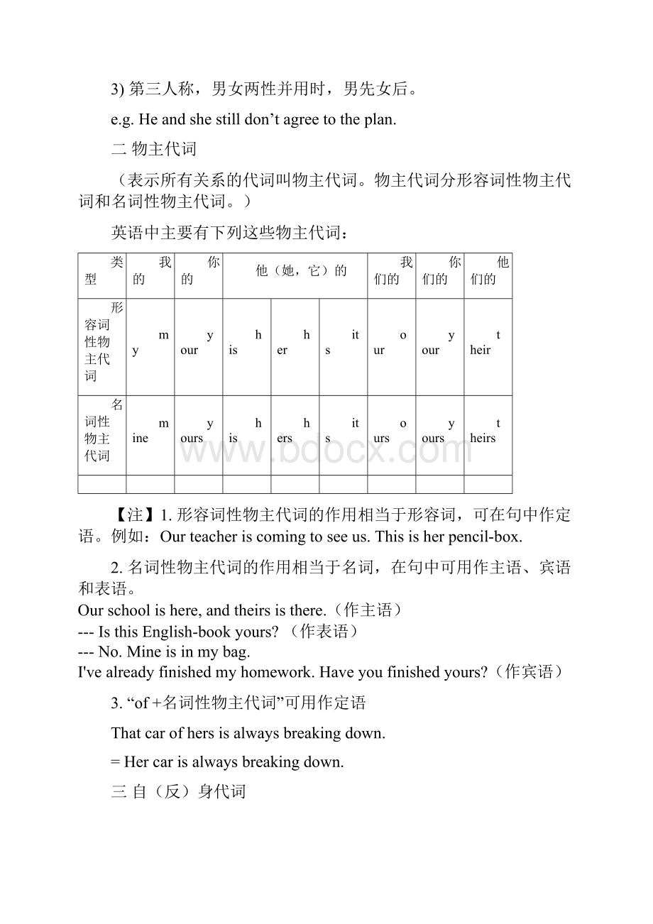 代词讲解及练习Word文档格式.docx_第2页