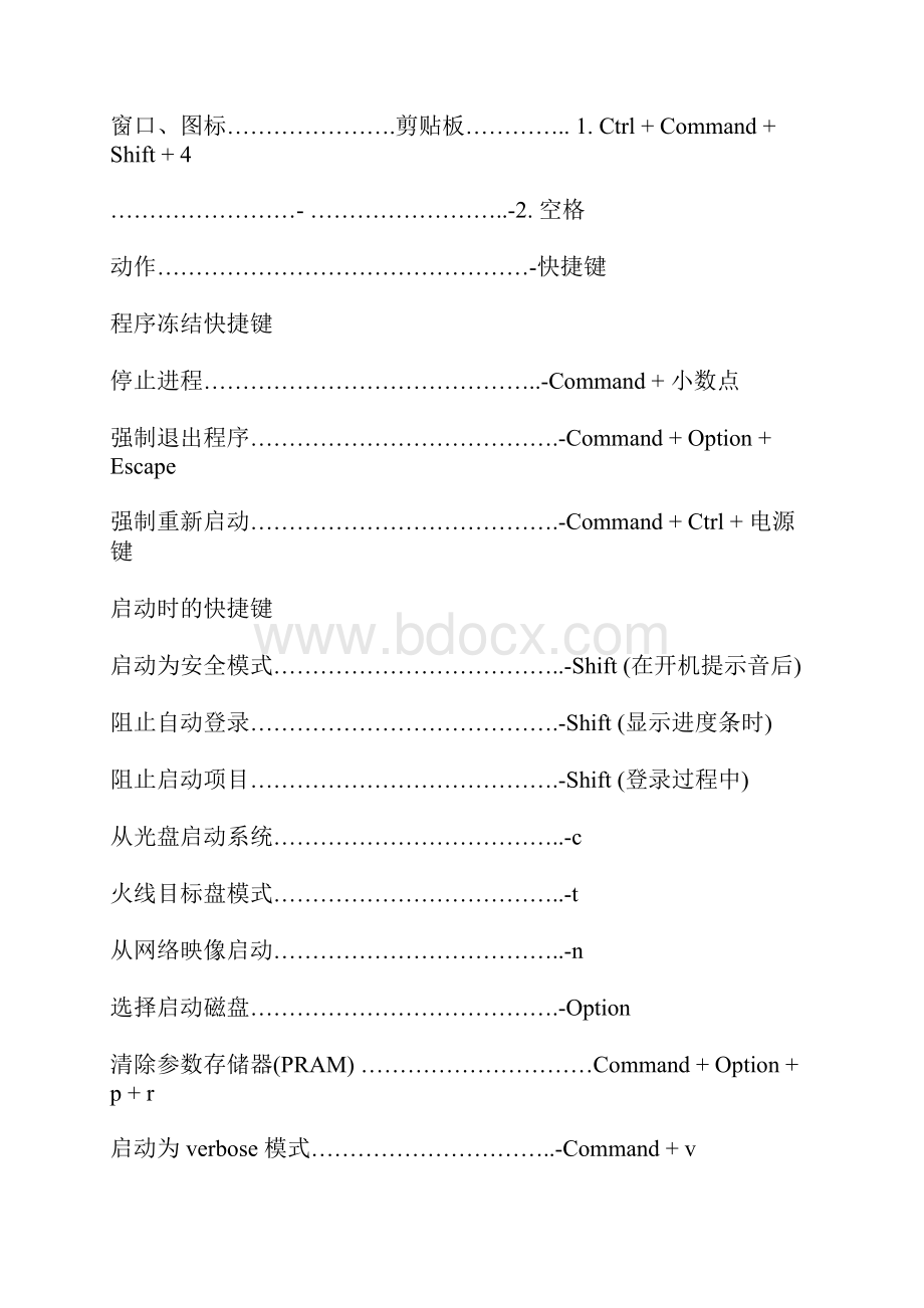 苹果电脑快捷键总结.docx_第2页