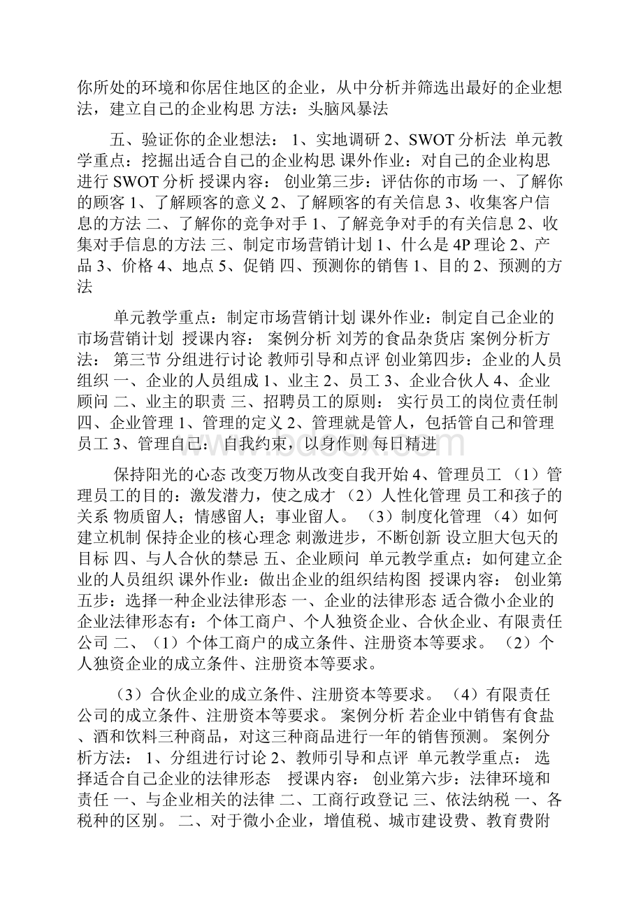 创业培训教案.docx_第2页