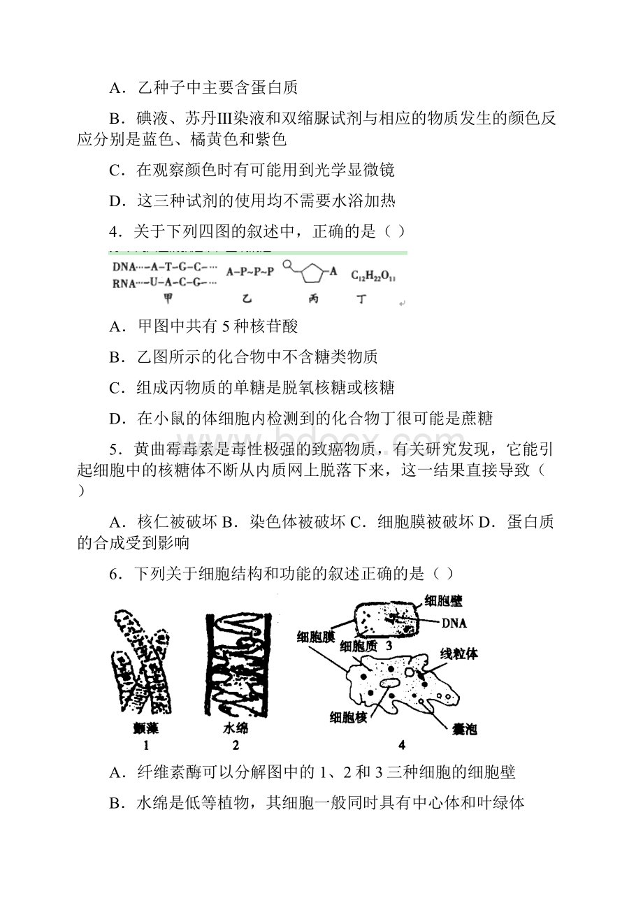 福建省晋江市永和中学届高三生物上学期期中试题.docx_第2页