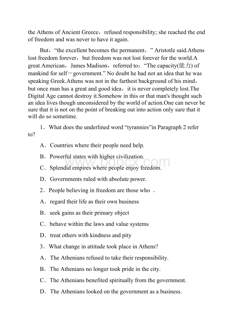 高考英语复习题课时20 阅读理解文体技法3Word文件下载.docx_第3页