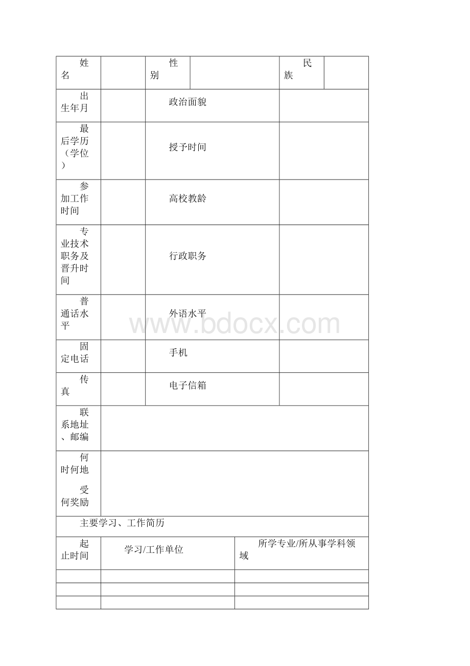 省级教坛新秀申请表Word下载.docx_第2页