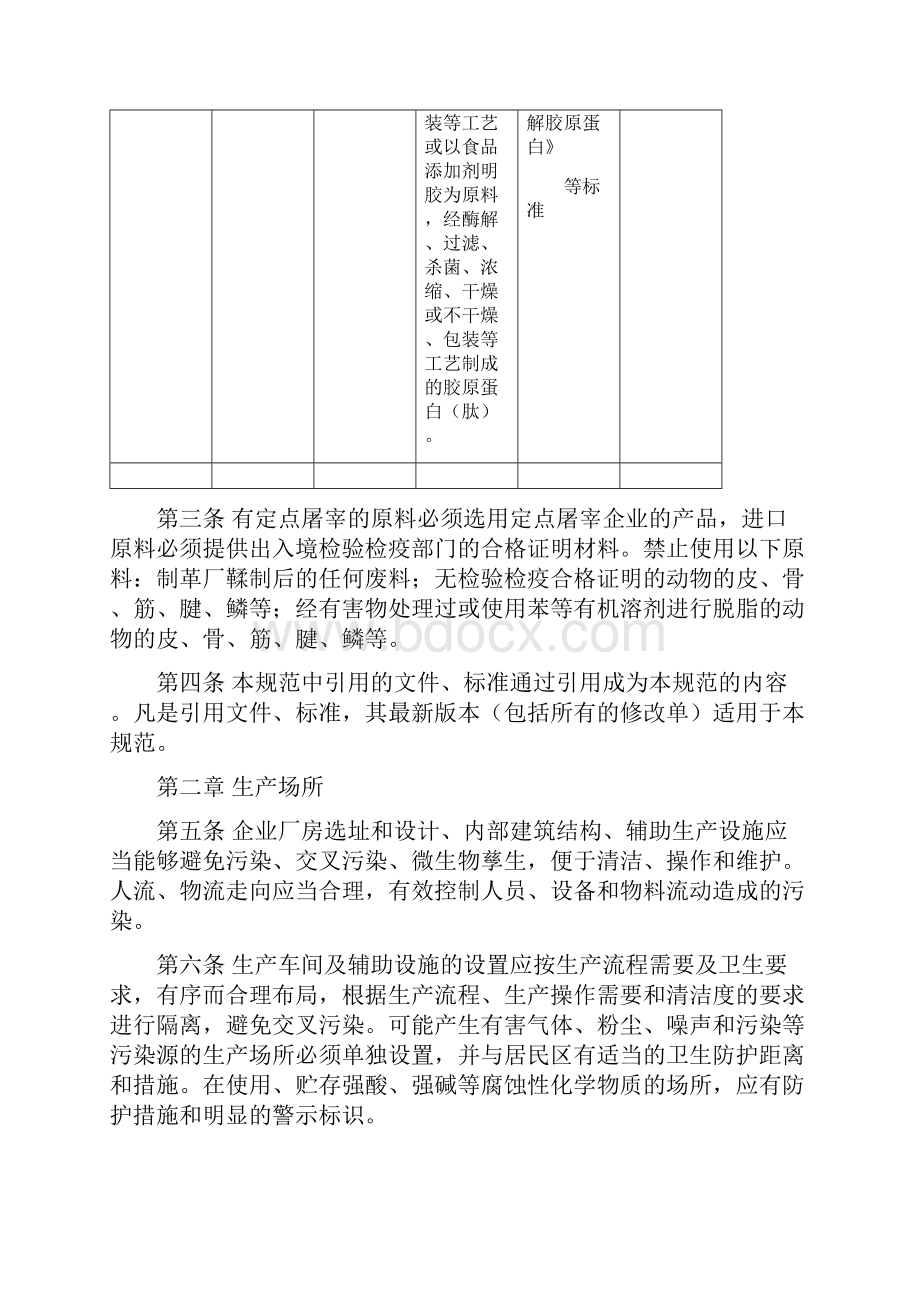 江西省胶原蛋白肽食品生产许可审查规范修订版.docx_第2页